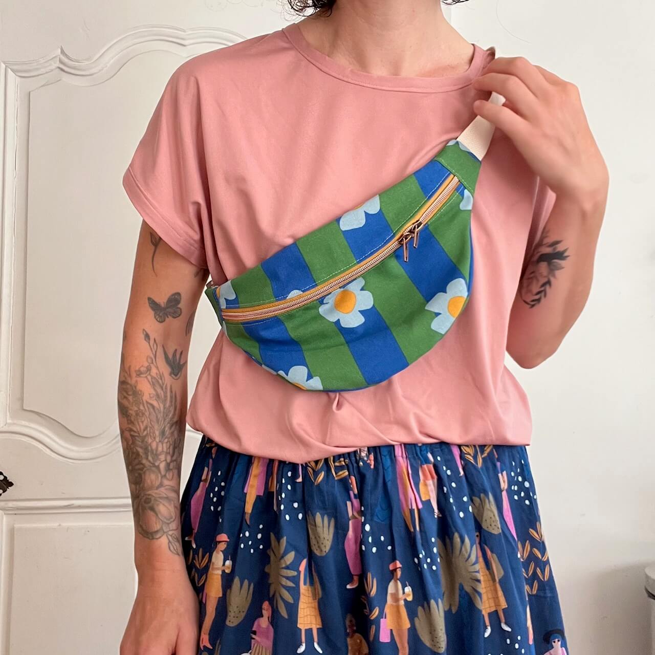 Banane rayée fleurs – Image 3