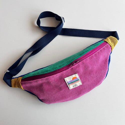 Banane velours patchwork