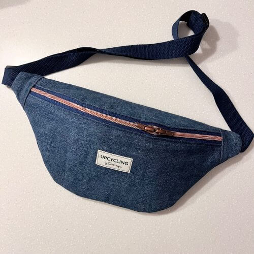 Banane en jean upcycling